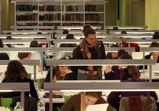 màster riscos laborals. imatge de biblioteca.